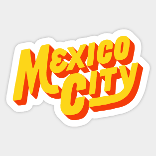 Vintage Mexico City Sticker